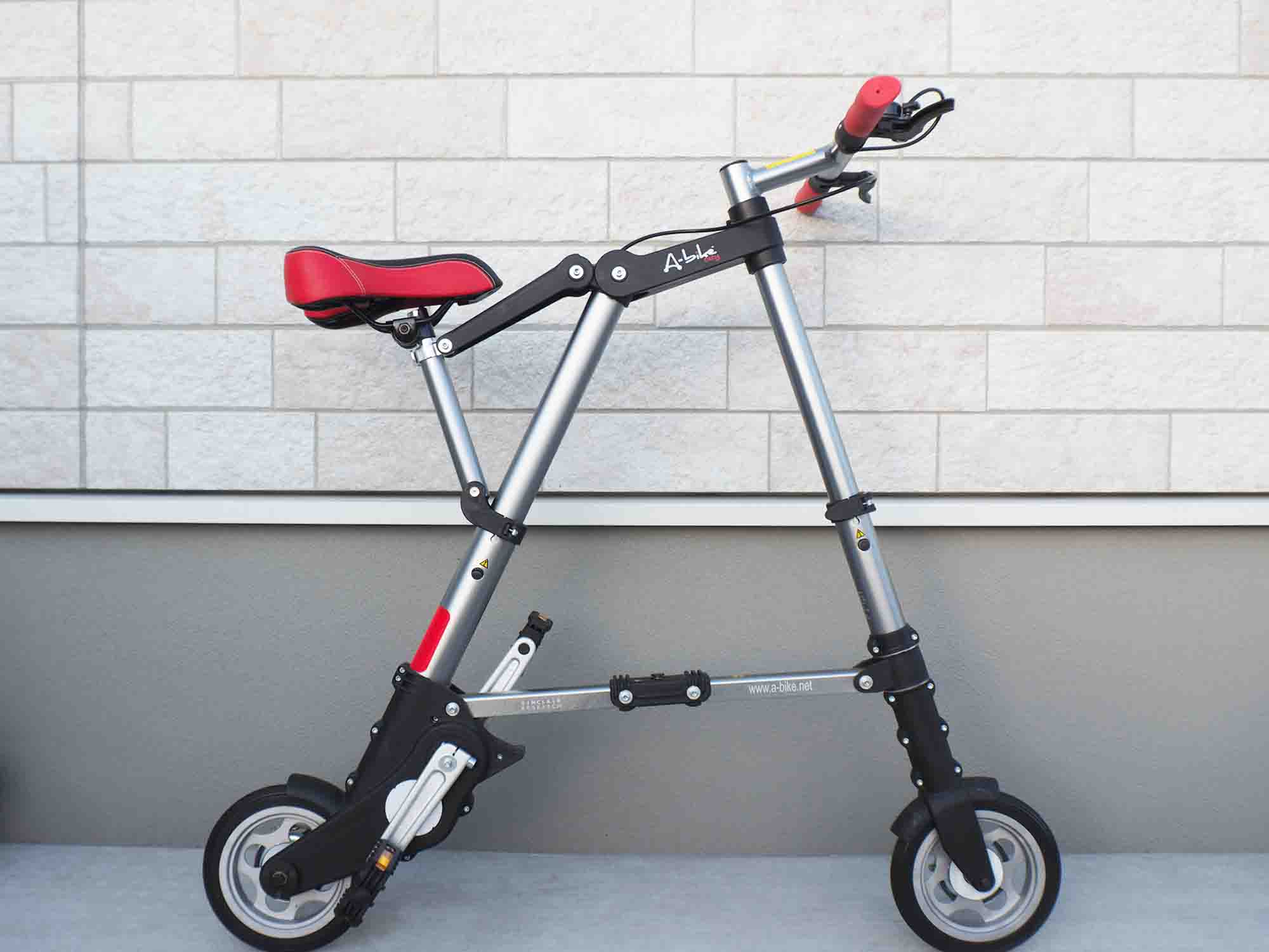 キャンプに持っていけるAbike（超小型折り畳み自転車）買ってみた！ ファミキャン！