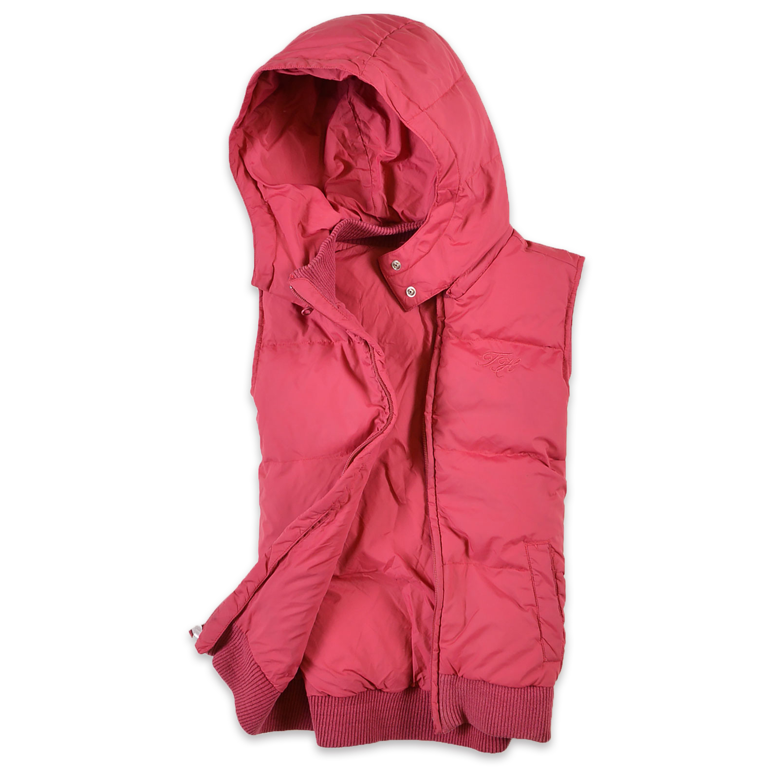 Tommy Hilfiger Mädchen Kinder Weste Jacke Gr.152 Daunenweste Dunkel