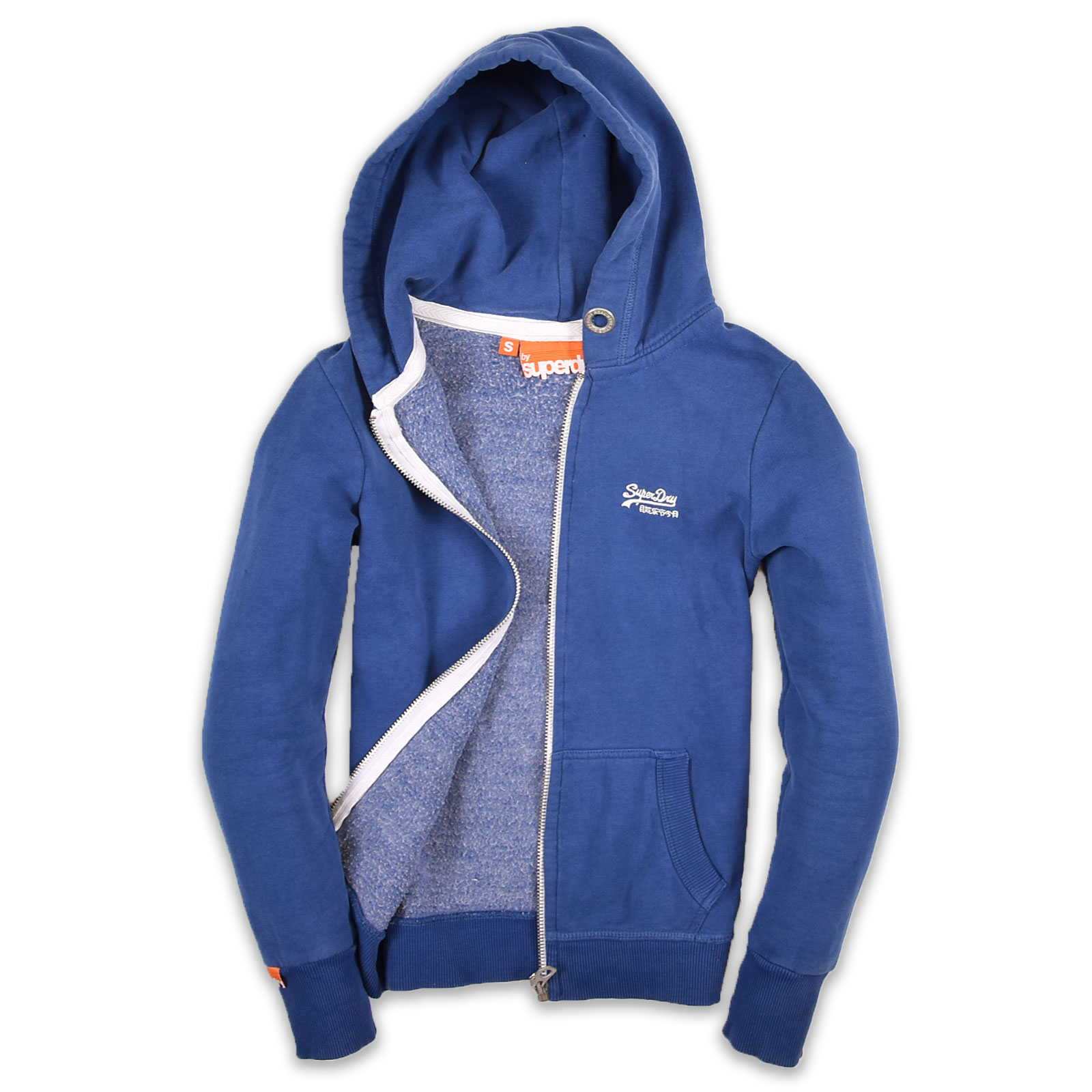 Superdry Damen Hoodie Kapuzenpullover Gr.S (DE 36) Jacke Vintage Blau 91939 eBay