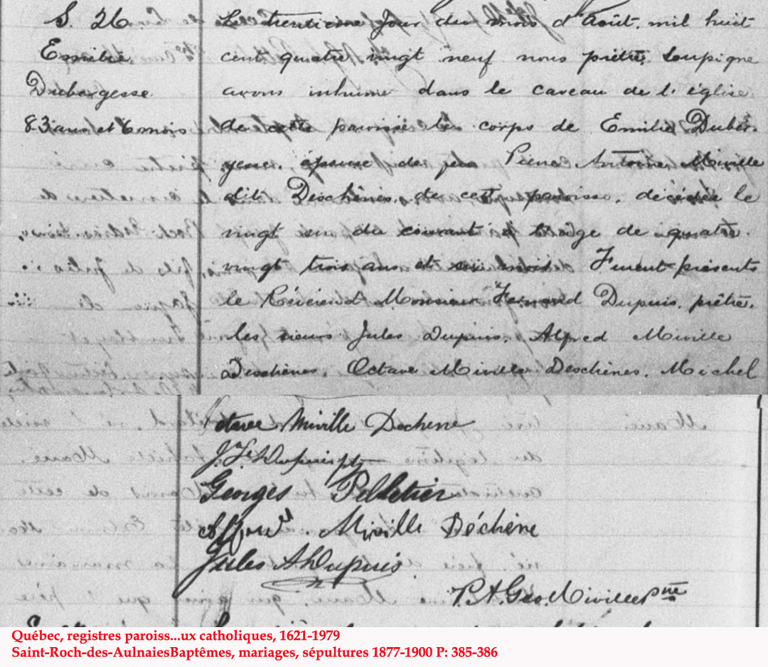 Crypte de StRochdesAulnaies