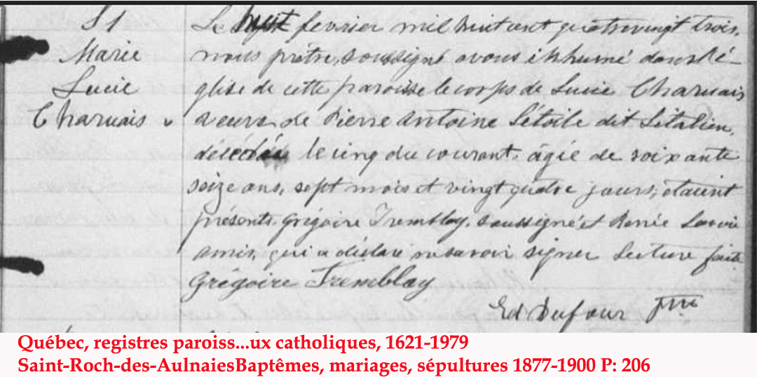 Crypte de StRochdesAulnaies