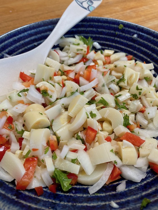 Refreshing Hearts of Palm Ceviche Family Eats