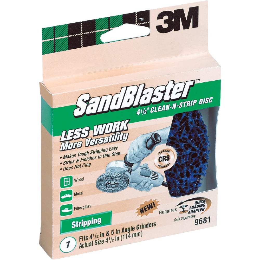 3M 9681 3M Sandblaster Angle Grinder Stripping Disc Family Hardware