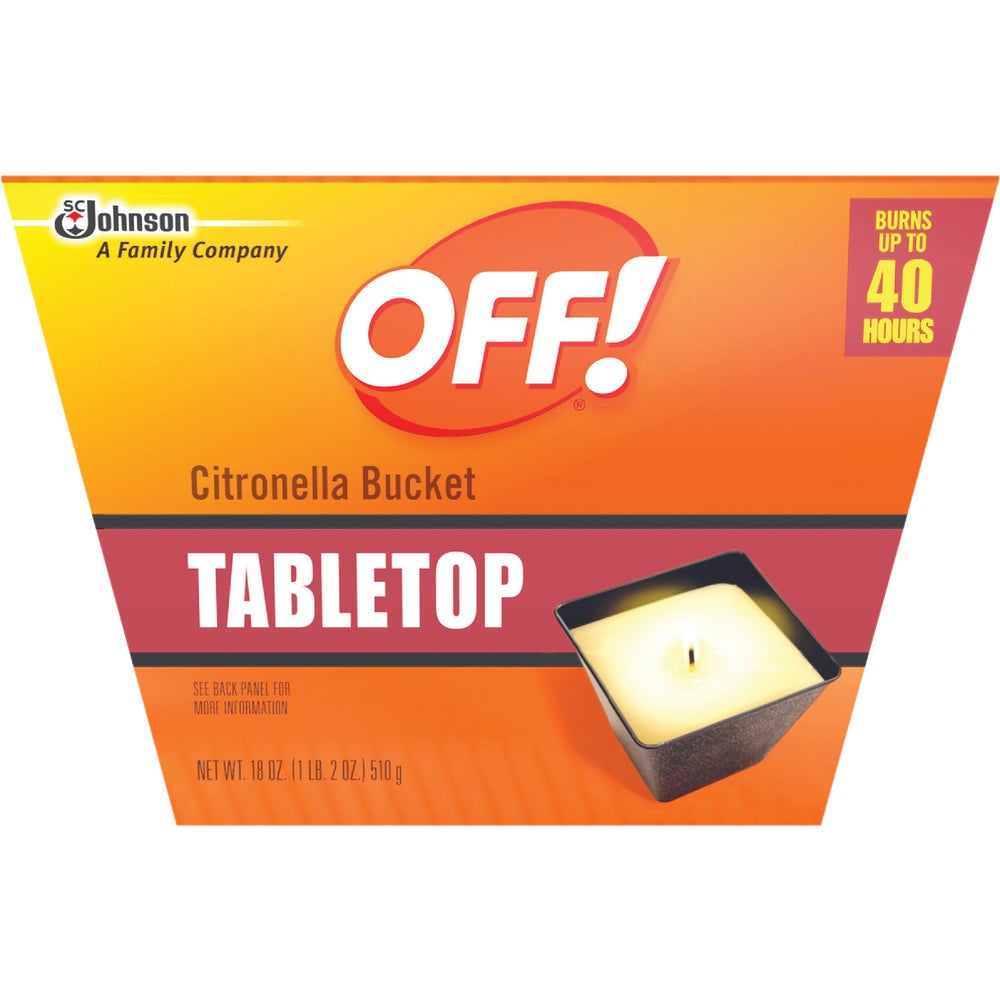 Johnson S C Inc 70801 OFF! Tabletop Citronella Candle Family Hardware