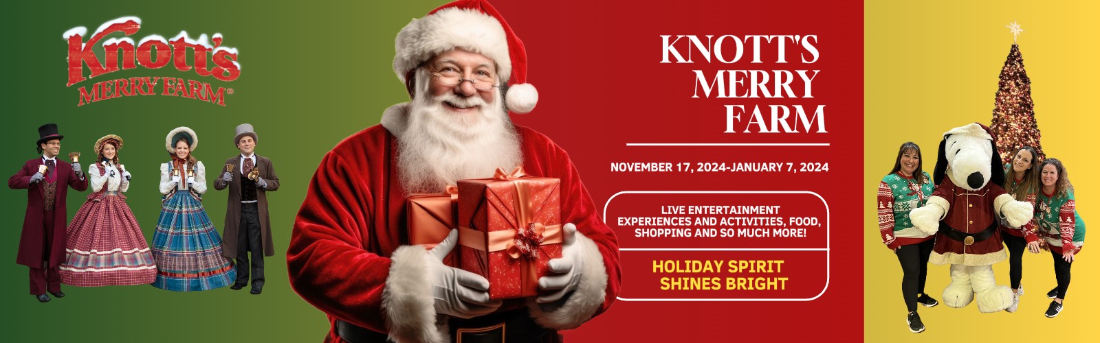 Knotts Berry Farm Christmas 2024 Eryn Odilia