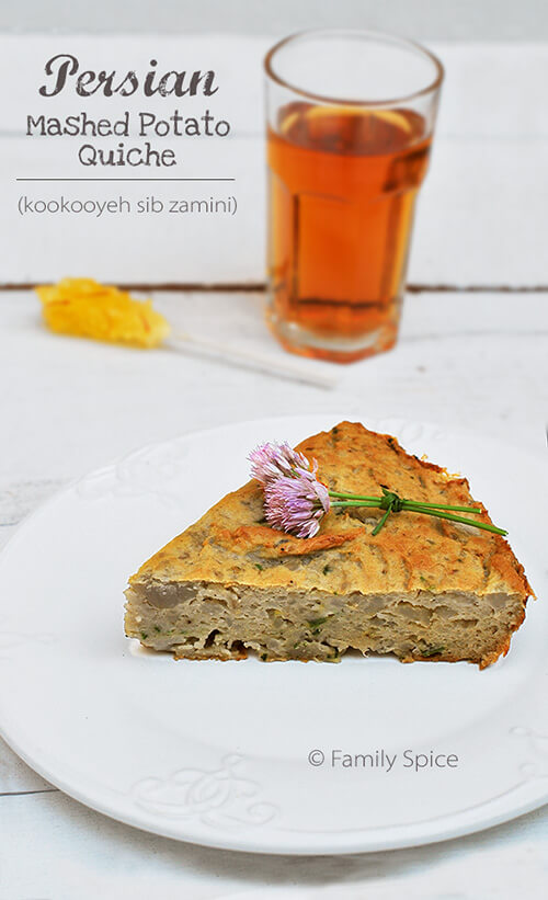 Leftover Mashed Potato Quiche Kookooyeh Sib Zamini