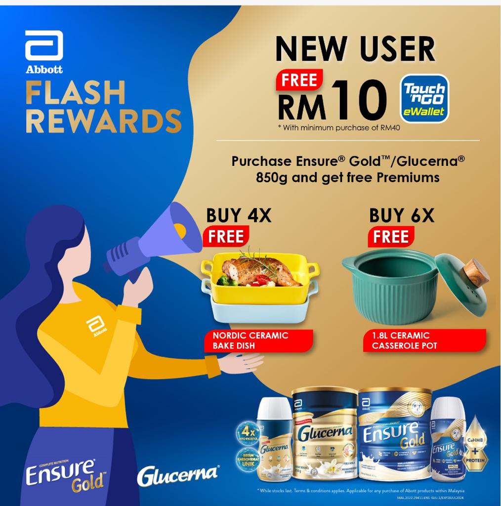 GLUCERNA AND ENSURE FLASH REWARDS Family Store Melaka