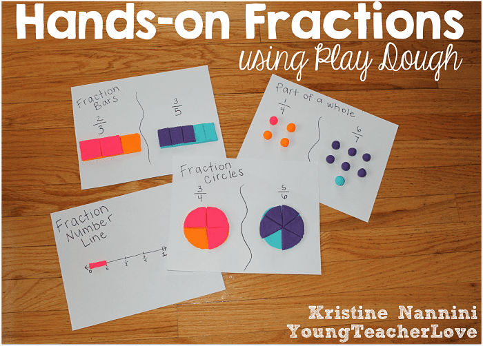 Fun With Fractions HandsOn Learning Stations Family Style Schooling