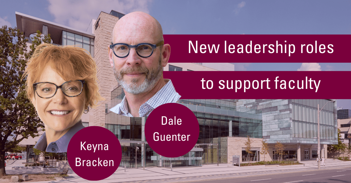 The department announces new senior leadership roles to support faculty