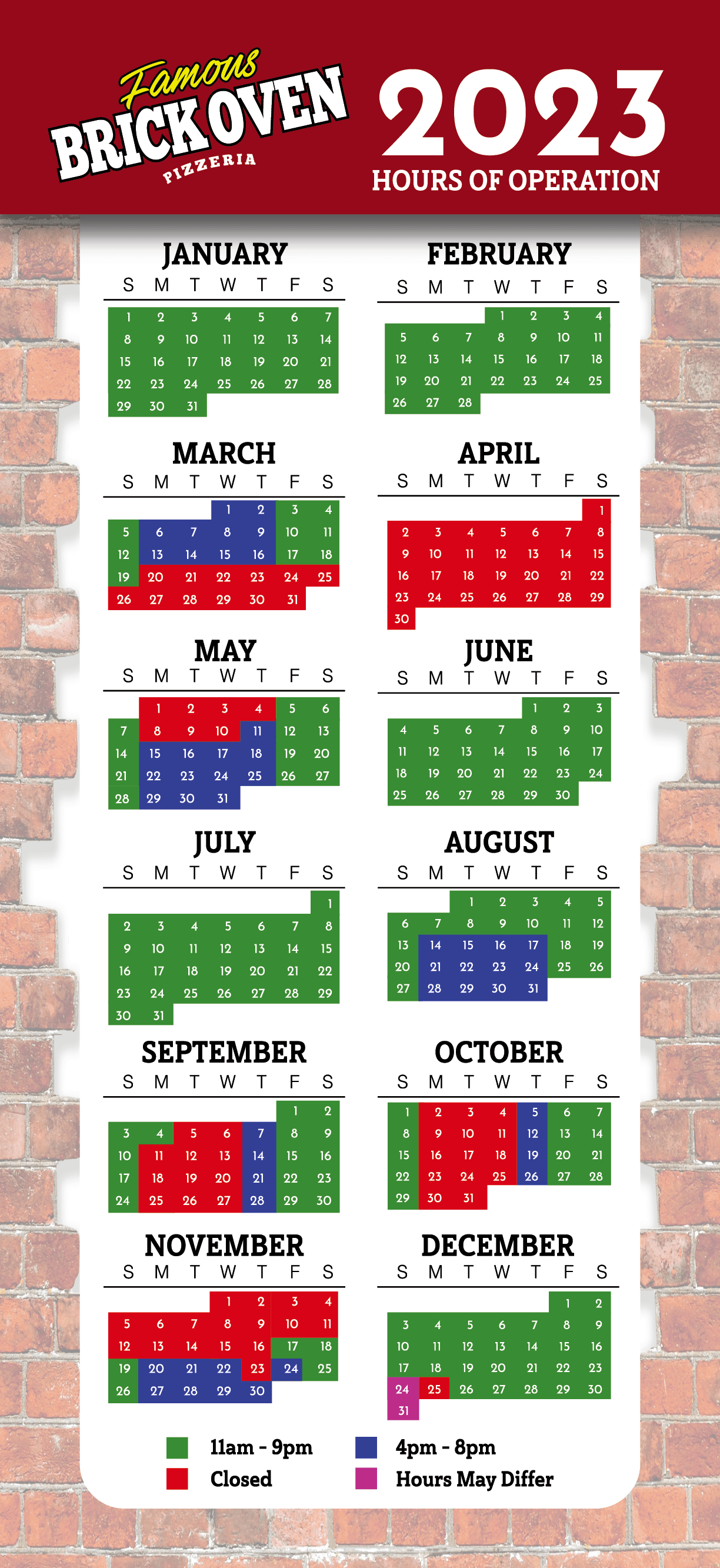 Home Famous Brick Oven Pizzeria