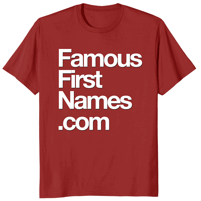 Famous First Names (On A TShirt!)