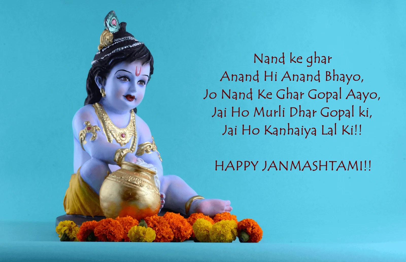 Janmashtami Wishes, Images In English for WhatsApp and Facebook