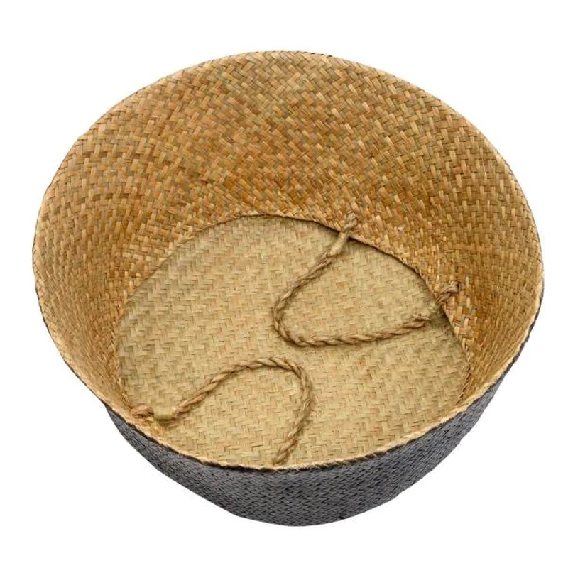 ExtraLarge Belly Basket Natural & Charcoal Famous Mountain