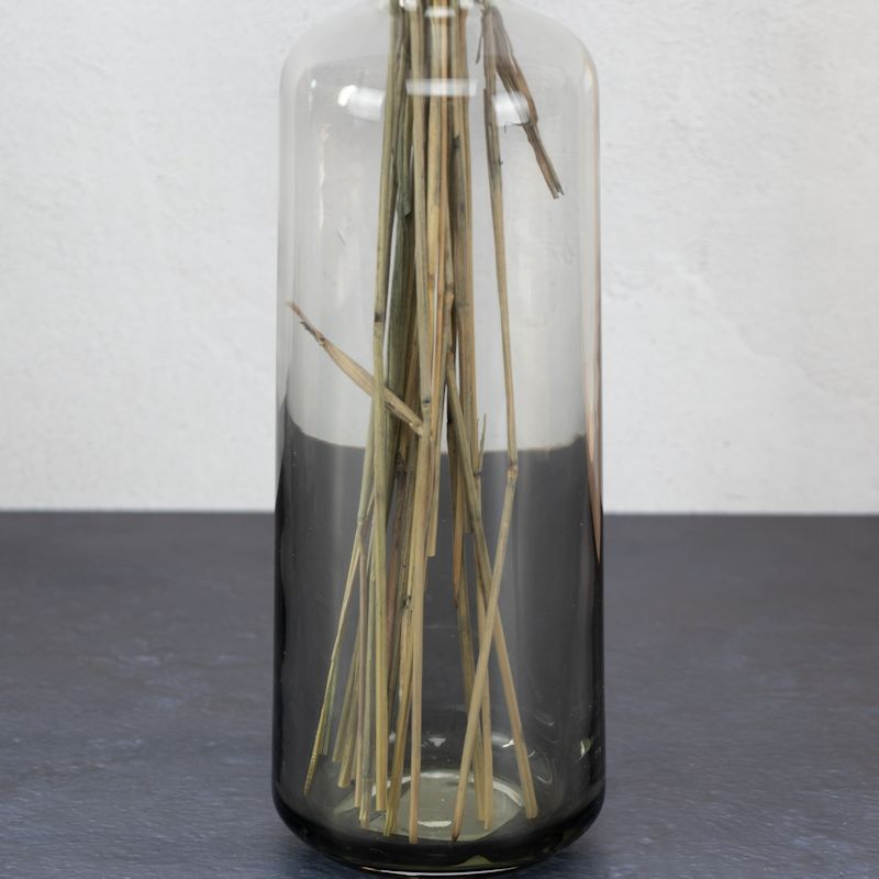 Smoke Glass Bottle Vase Famous Mountain