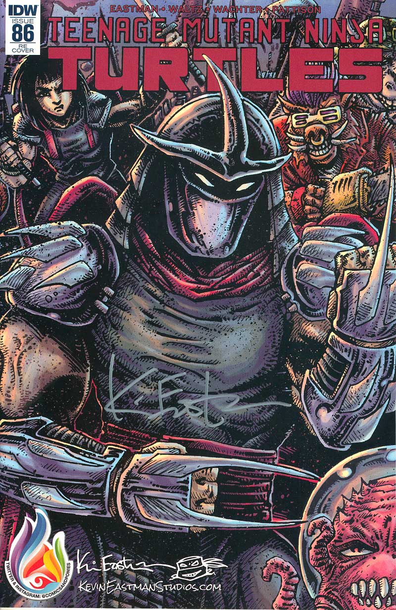 TMNT Color Classics Vol. 2 7 RTNY Signed Kevin Eastman Studios