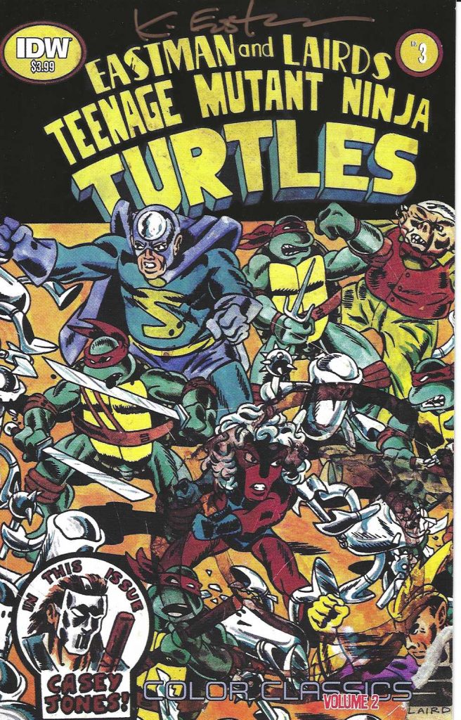 TMNT Color Classics Vol. 2 3 SIGNED Kevin Eastman Studios