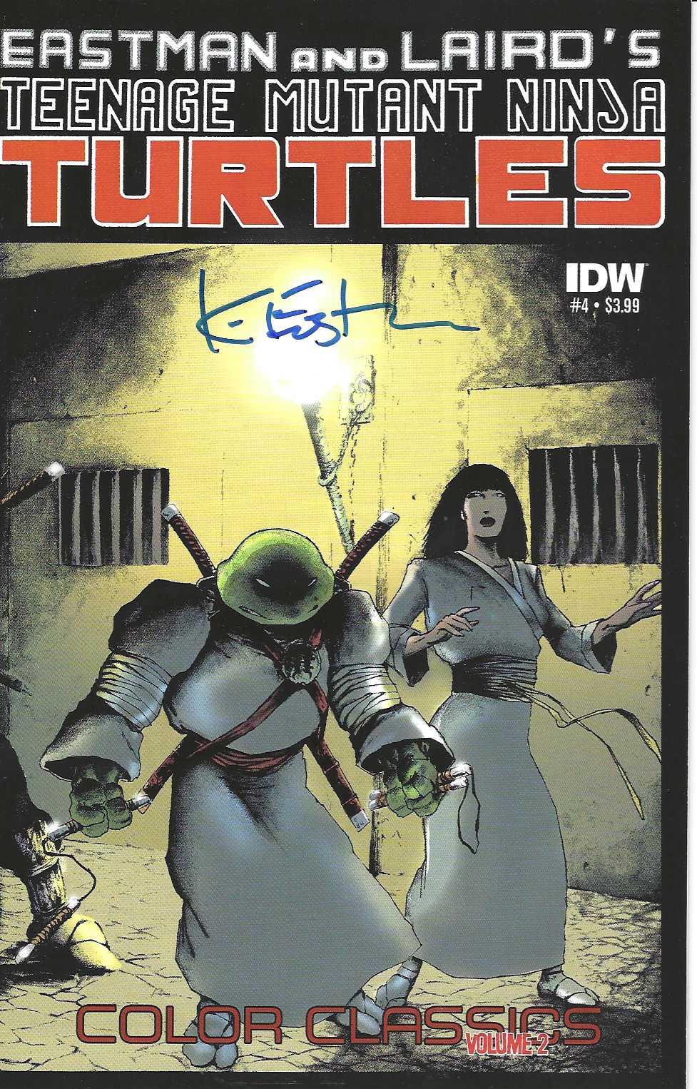 TMNT Color Classics Vol. 2 4 SIGNED Kevin Eastman Studios