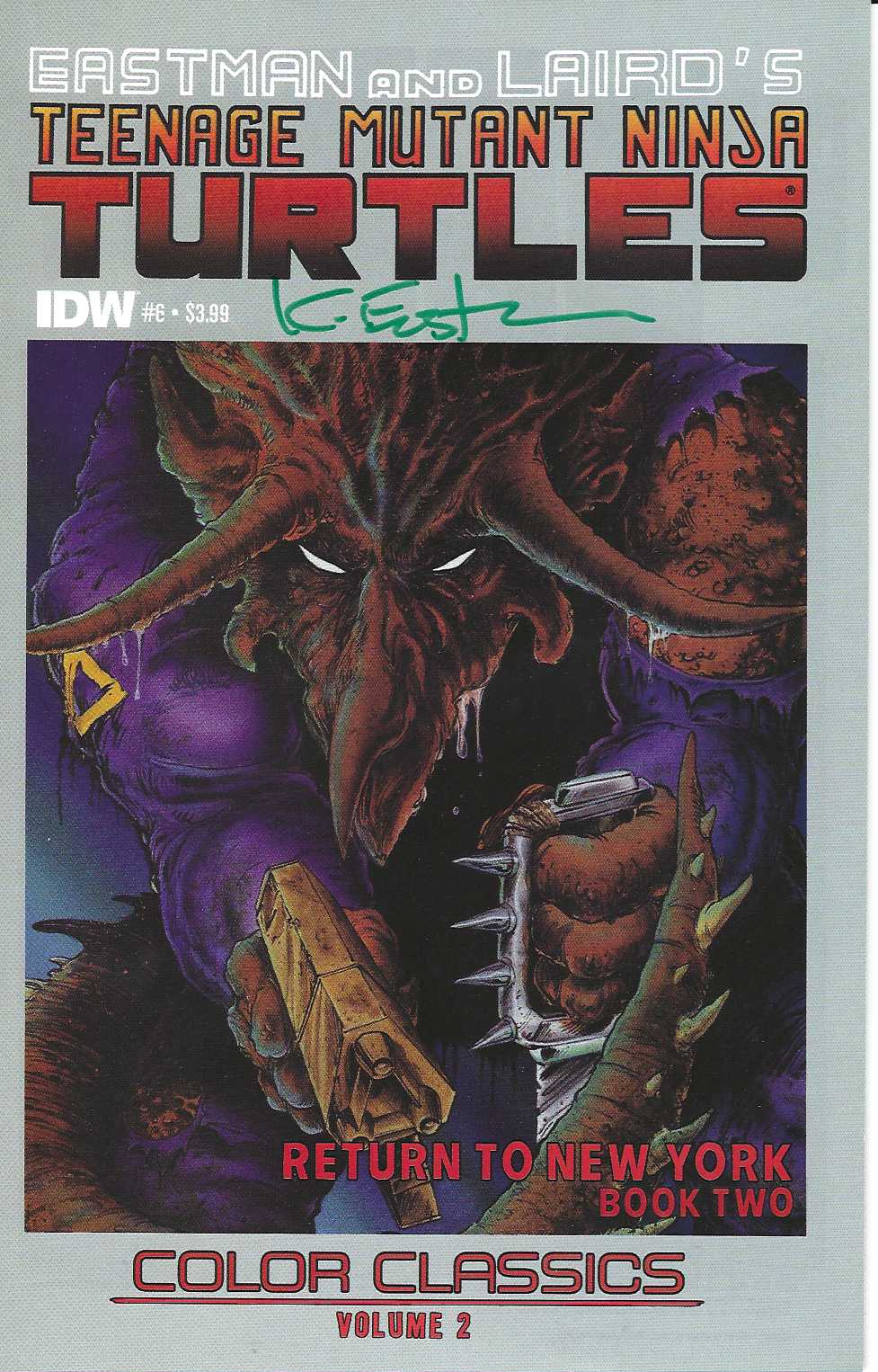 TMNT Color Classics Vol. 2 6 RTNY Signed Kevin Eastman Studios
