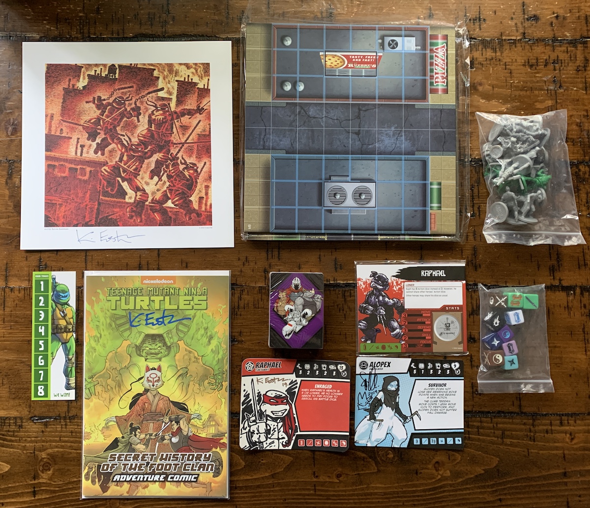 Mystery Game Box Bundle including Original Artwork and Signatures