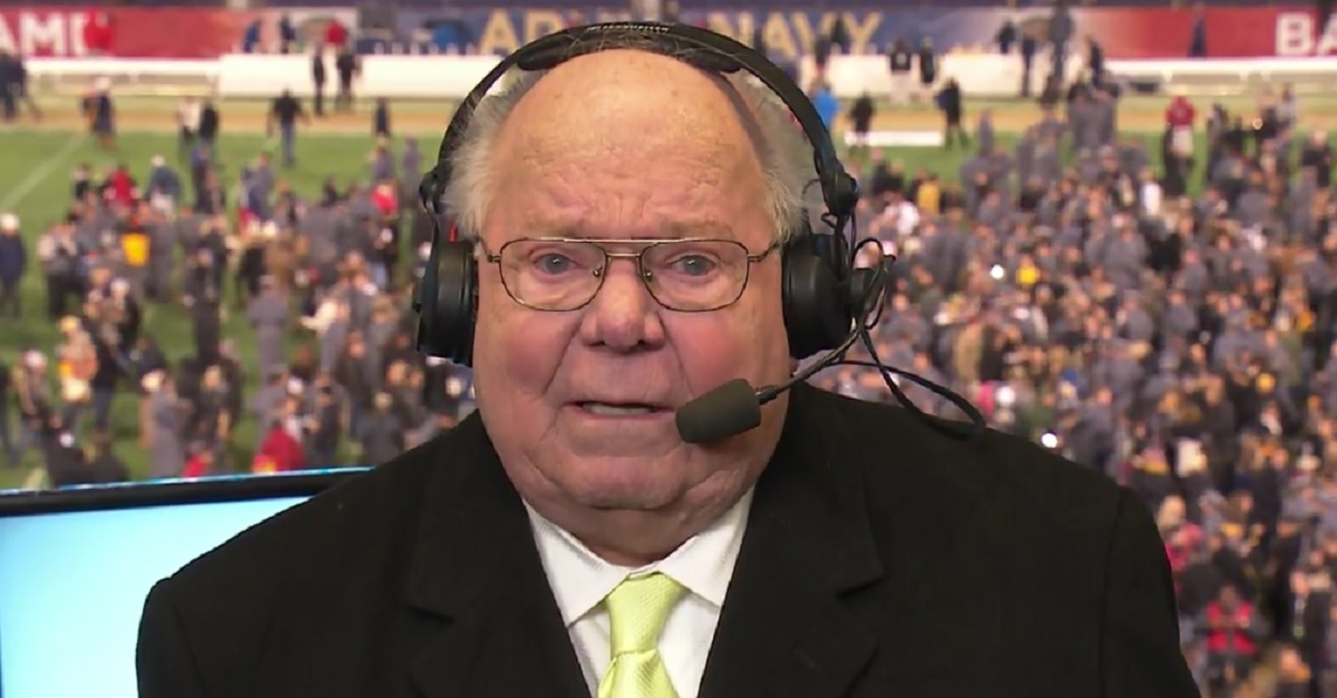 Verne Lundquist signs off for the final time on CBS