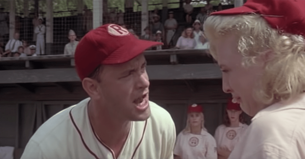 “There’s No Crying in Baseball” Iconic Movie Moment Returns in 2020