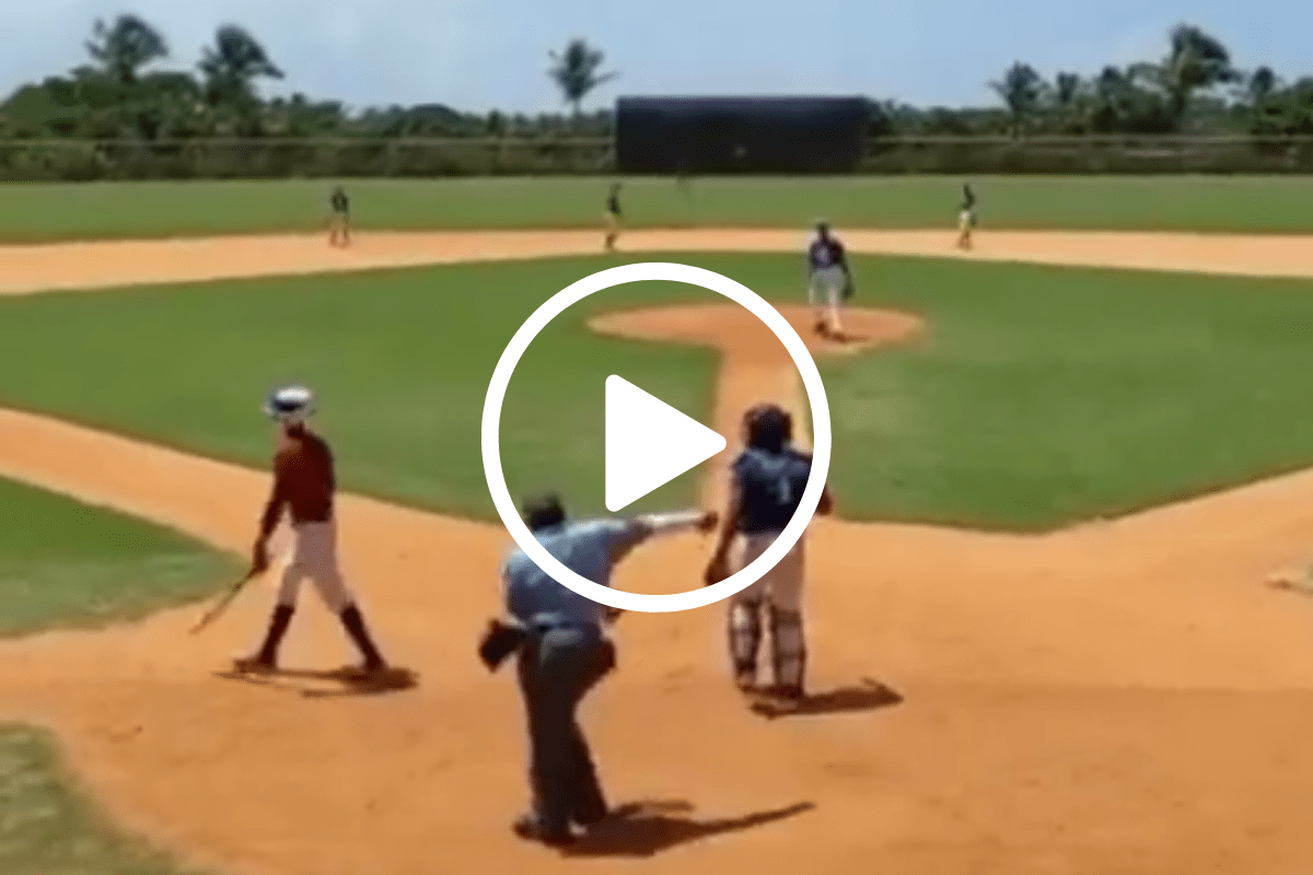 Cocky Little Leaguer Boogies During WalkUp in Hilarious Video FanBuzz