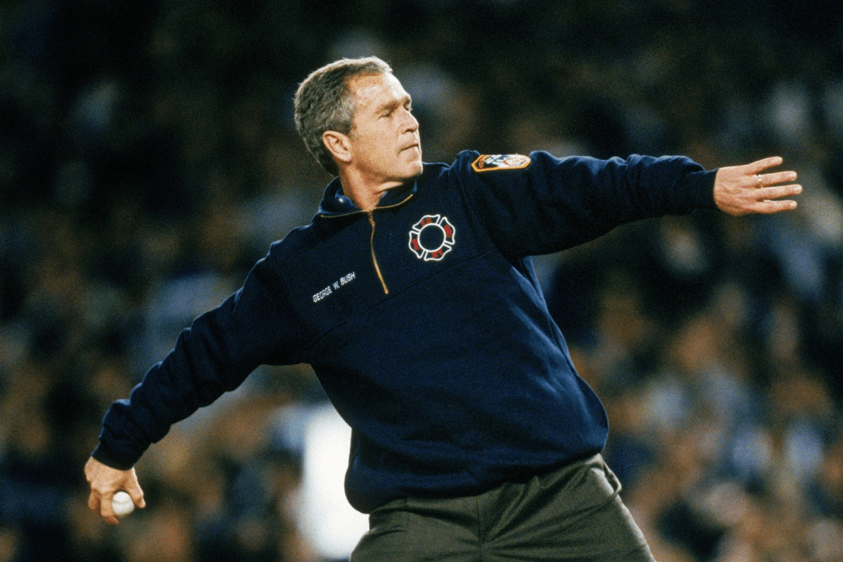 Remembering 9/11 President Bush's World Series First Pitch