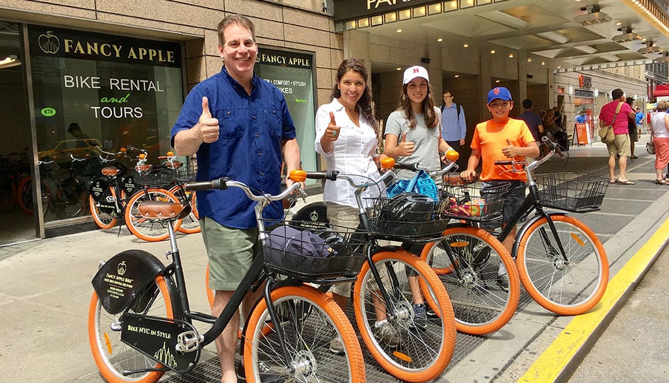 Bike Rental in New York Perfect Service, Sweet Memories Fancy Apple