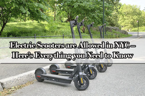 Are Electric Scooters Legal in New York? Fancy Apple