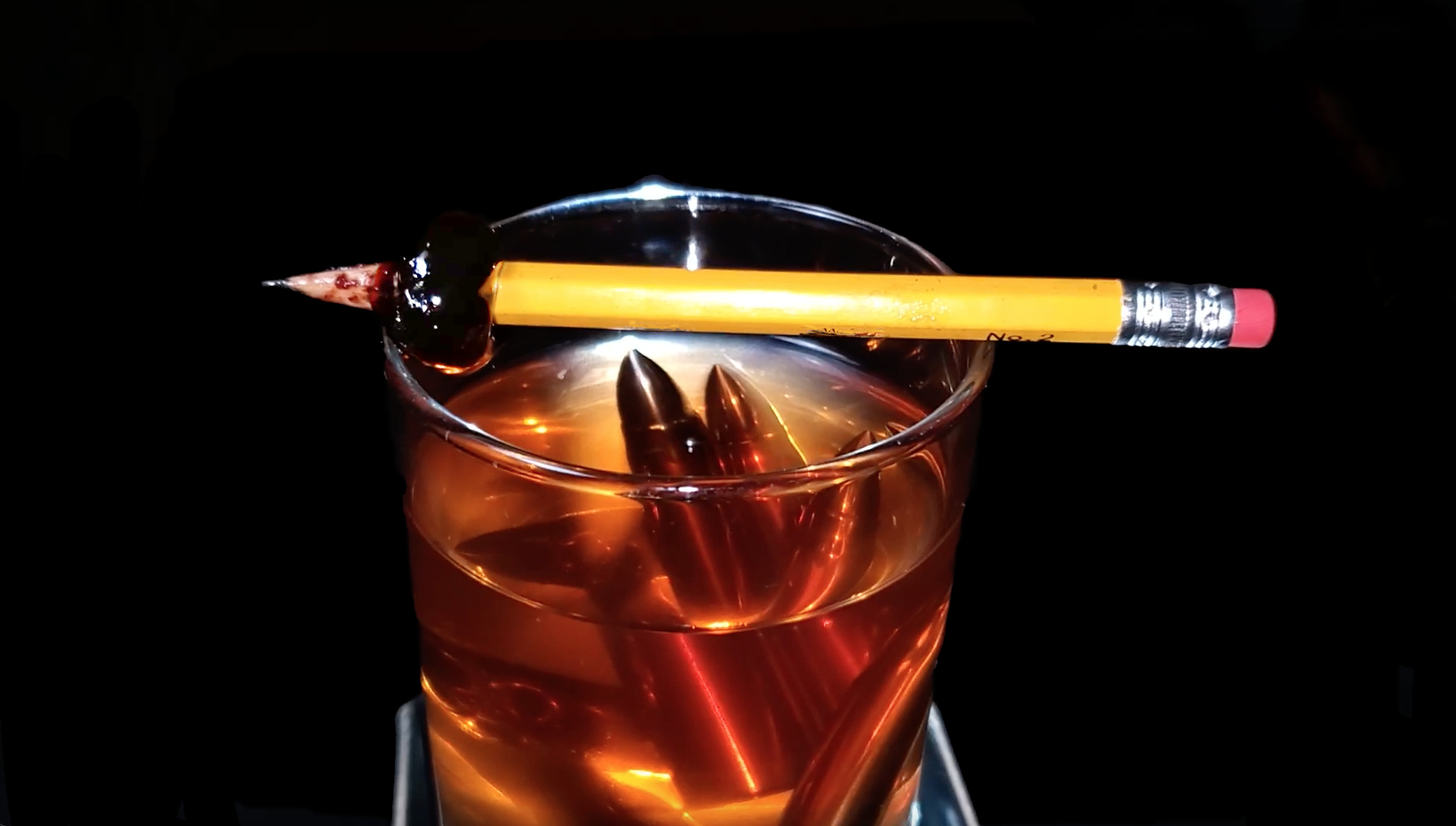 With A !ing Pencil John Wick Inspired Bourbon Cocktail FancyAsF