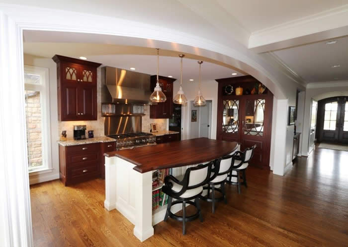New Kitchen, Bathroom Construction, Hidden Refrigerator, Freezer