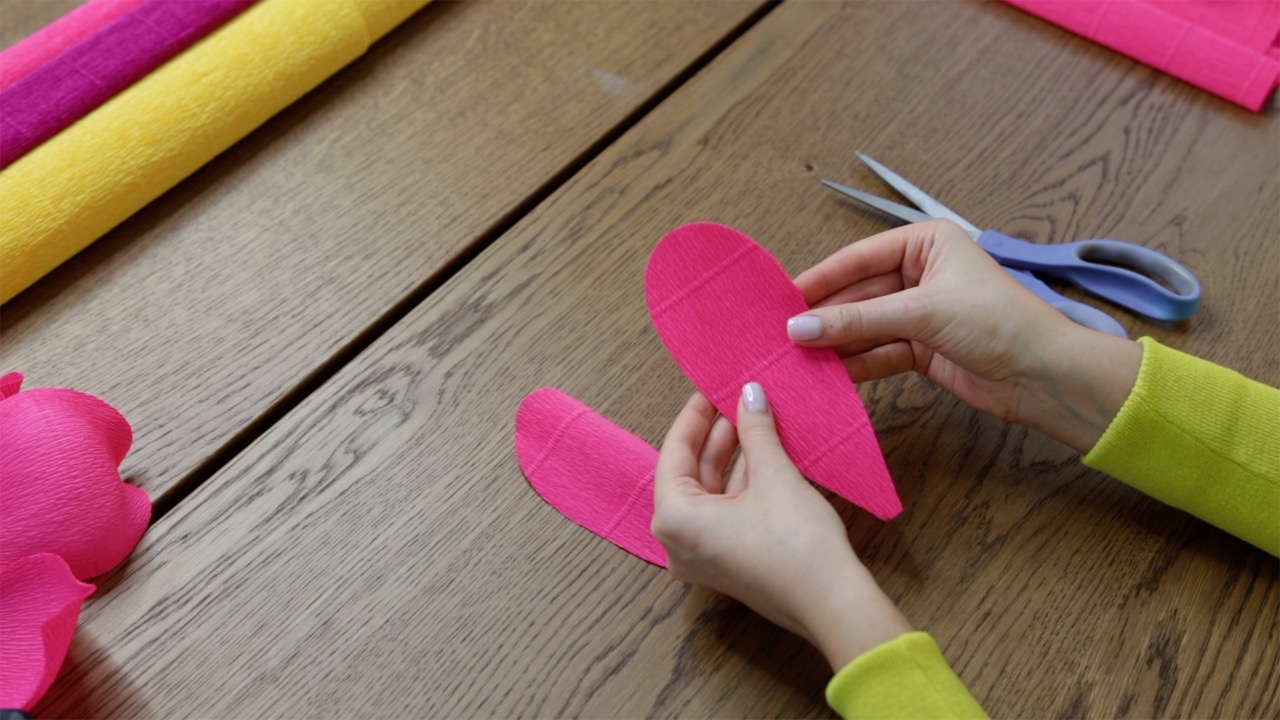 How To Make Crepe Paper Petals For Giant Peony FancyBloom