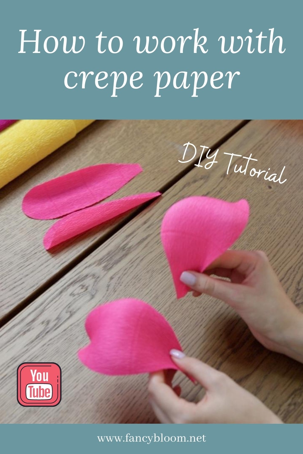 How To Make Crepe Paper Petals For Giant Peony FancyBloom
