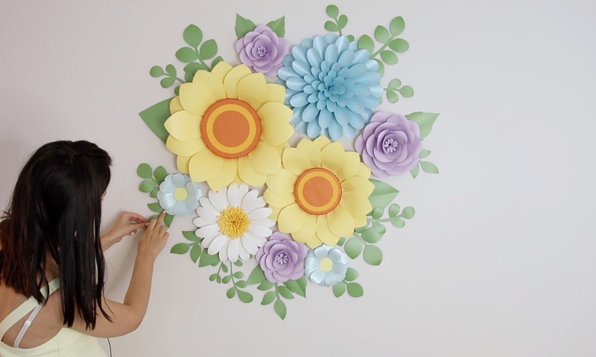 How To Hang Paper Flowers (without Damaging The Wall) FancyBloom
