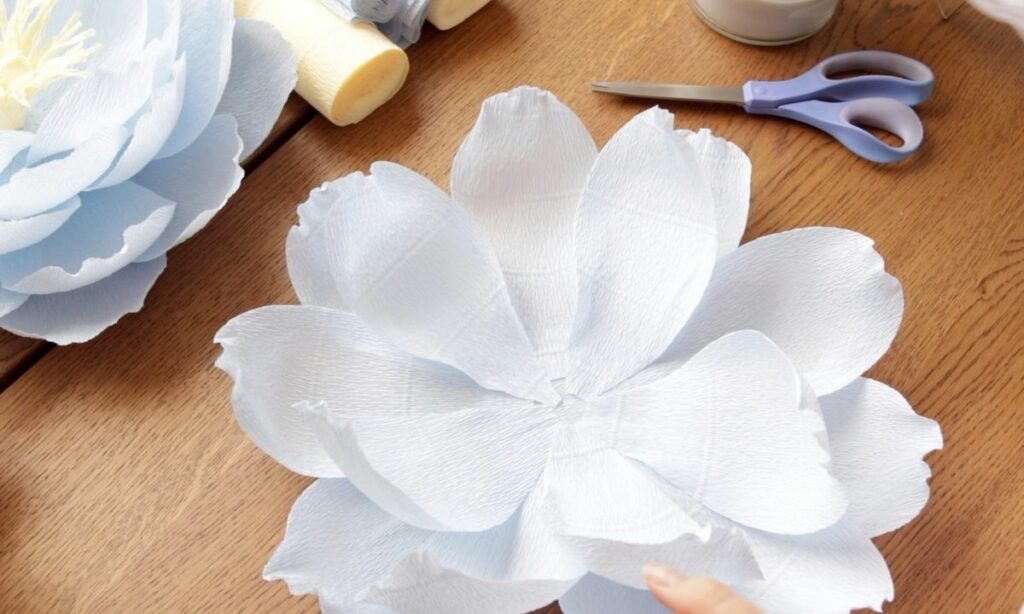 EASY Crepe Paper Flowers For Beginners Step By Step Tutorial FancyBloom