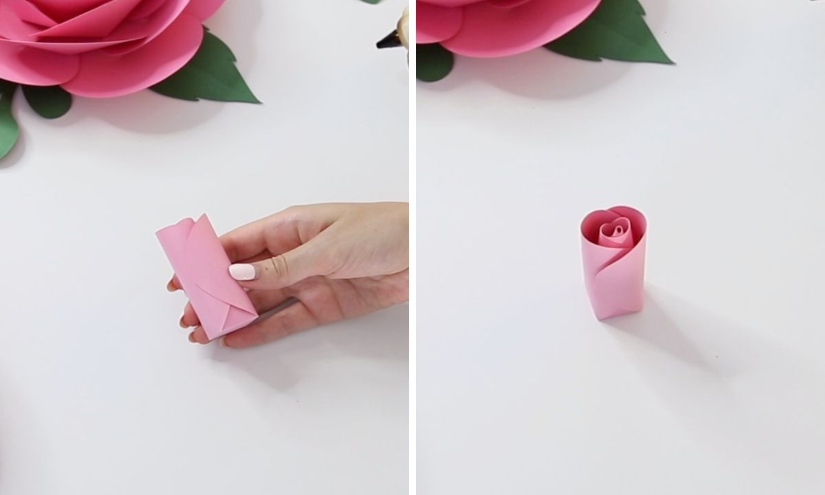 How To Make Big Paper Roses Step By Step (+ FREE Template) FancyBloom