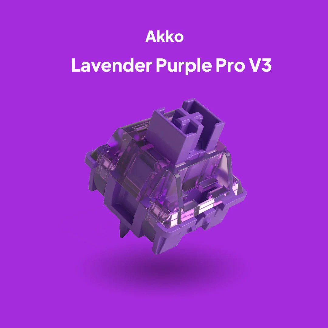 Akko CS Lavender Purple Pro V3 x45 /5 Pin