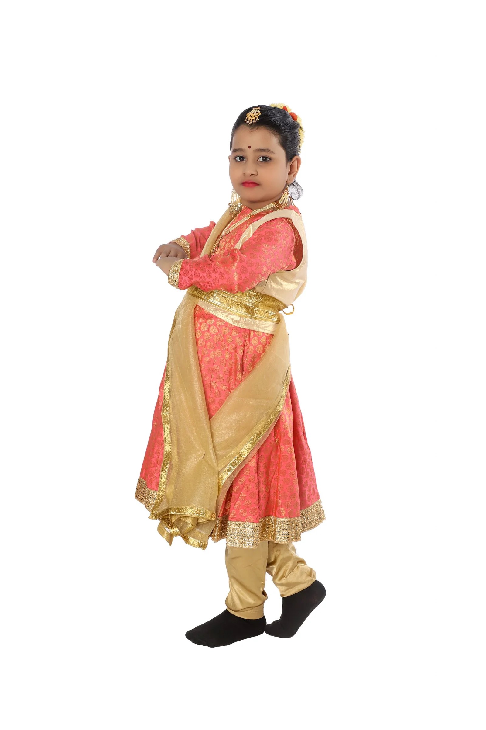 Kathak Dance Dress Anarkali Style Sanskriti Fancy Dresses