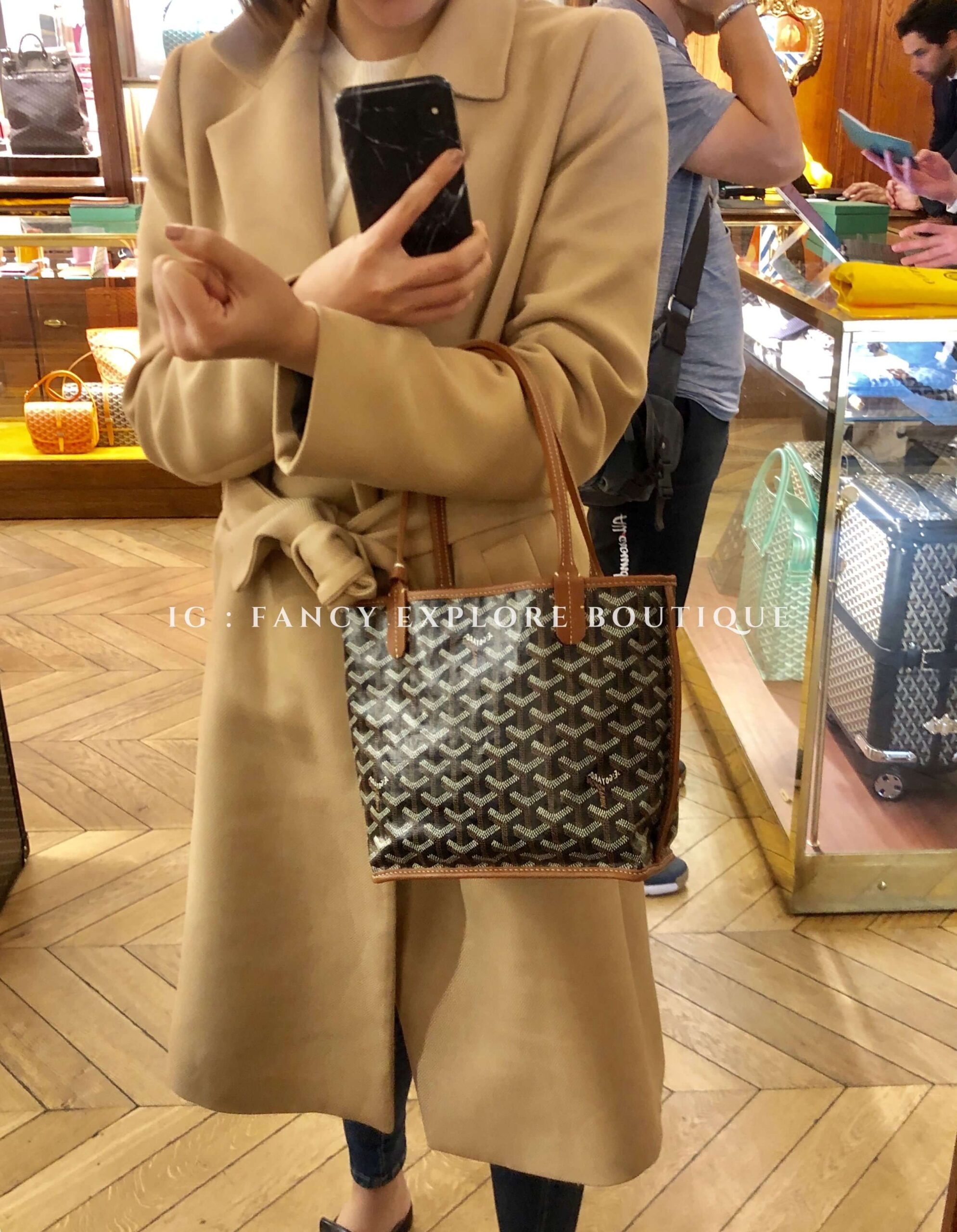 Goyard Anjou Mini Tote Bag Fancy Explore Boutique