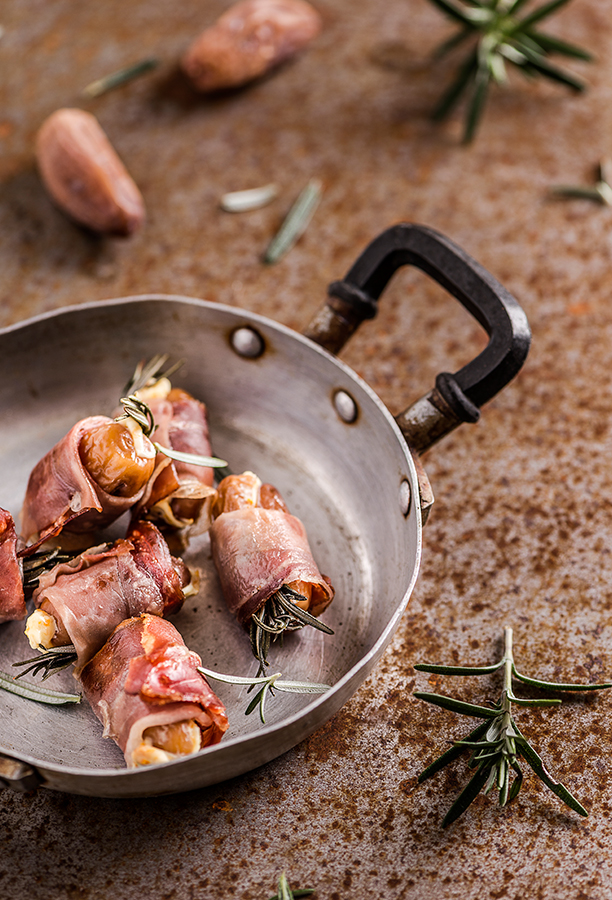 Ricetta dei datteri al forno con pancetta Fancy Factory Ricette