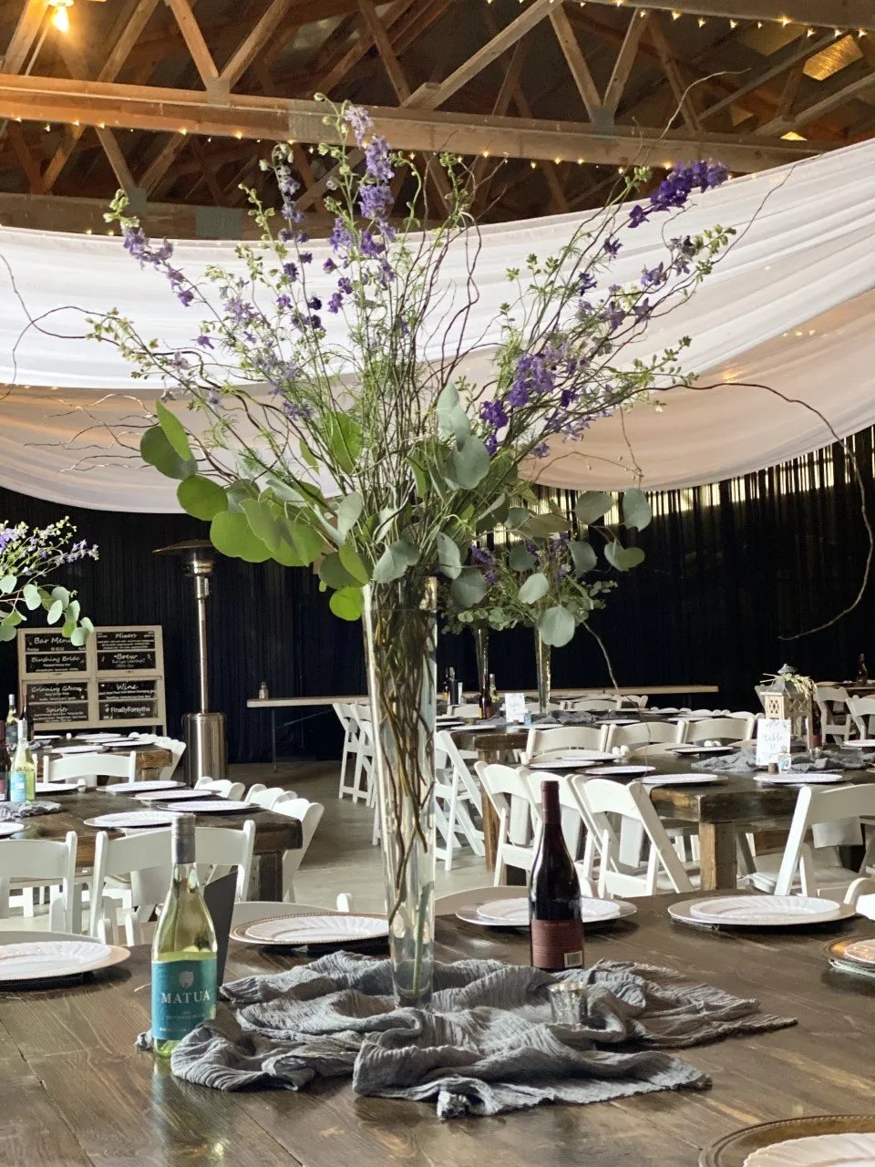 Tall Pilsner Vase Centerpiece Tutorial Fancy Florals by Nancy