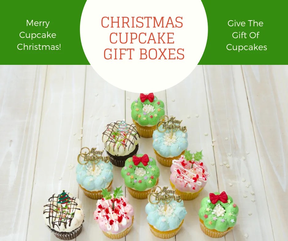 Bright Christmas Cupcake Boxes Brighten Up The Holidays
