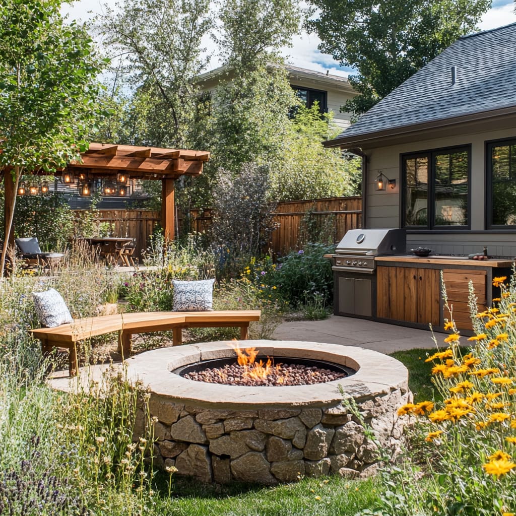 Outdoor Stone Fire Pit Ideas Backyard Fire Pit Ideas 10 Ways To
