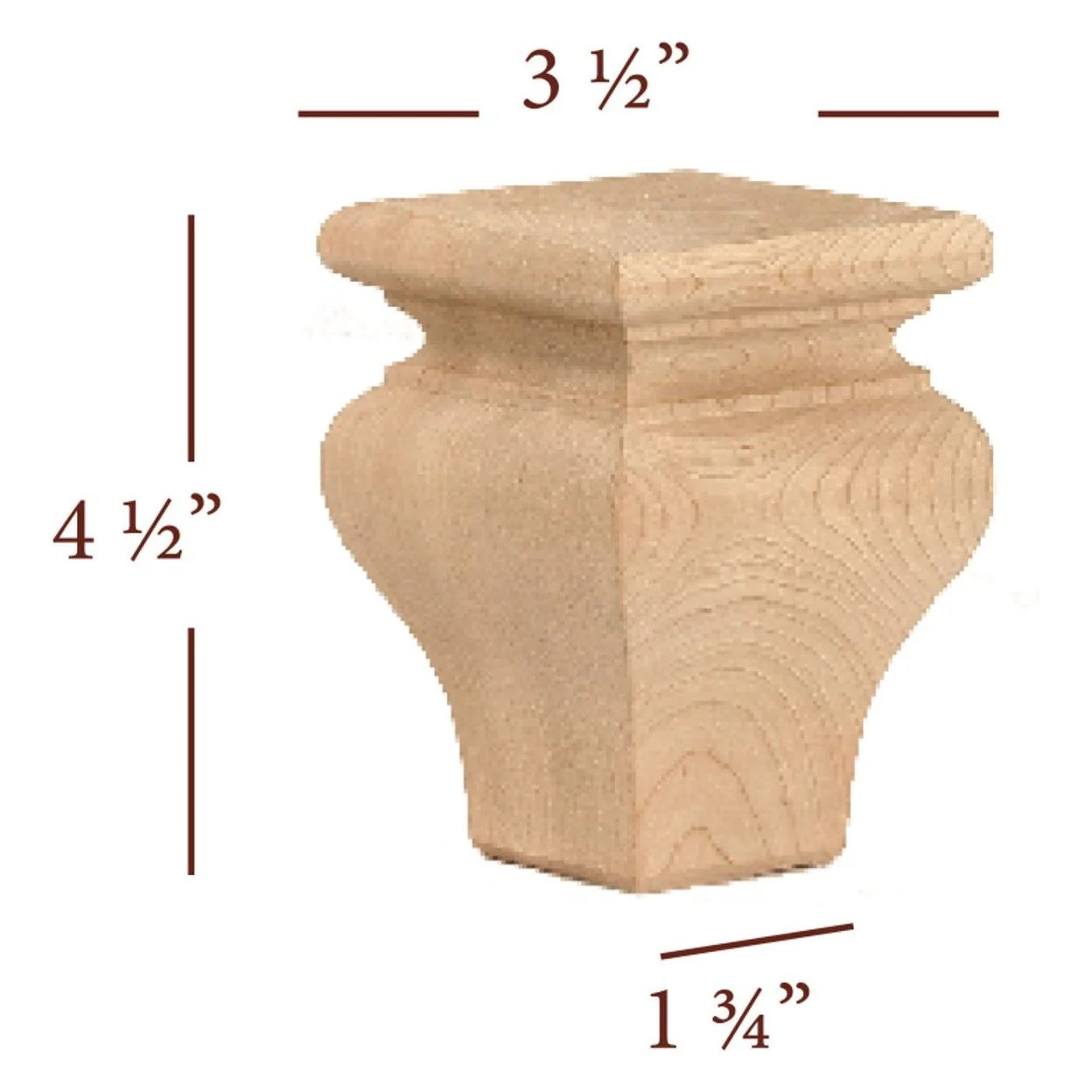 Bun Feet Fancy Table Legs