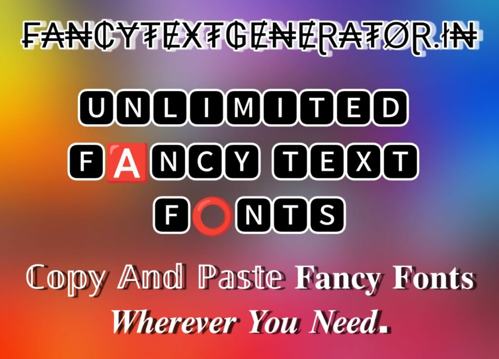 𝟙 Fancy Text Generator ℂ𝕠𝕠𝕝 𝐹𝒶𝓃𝒸𝓎 & 𝐒𝐭𝐲𝐥𝐢𝐬𝐡 𝐅𝐨𝐧𝐭𝐬