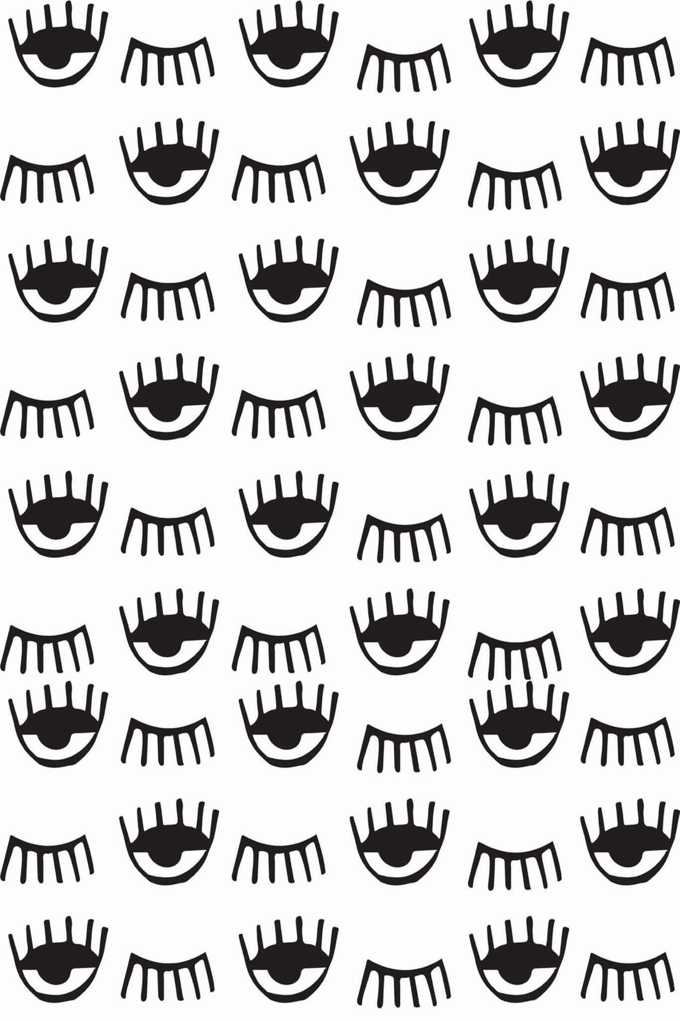Blinking eyes Wallpaper Peel and Stick or NonPasted