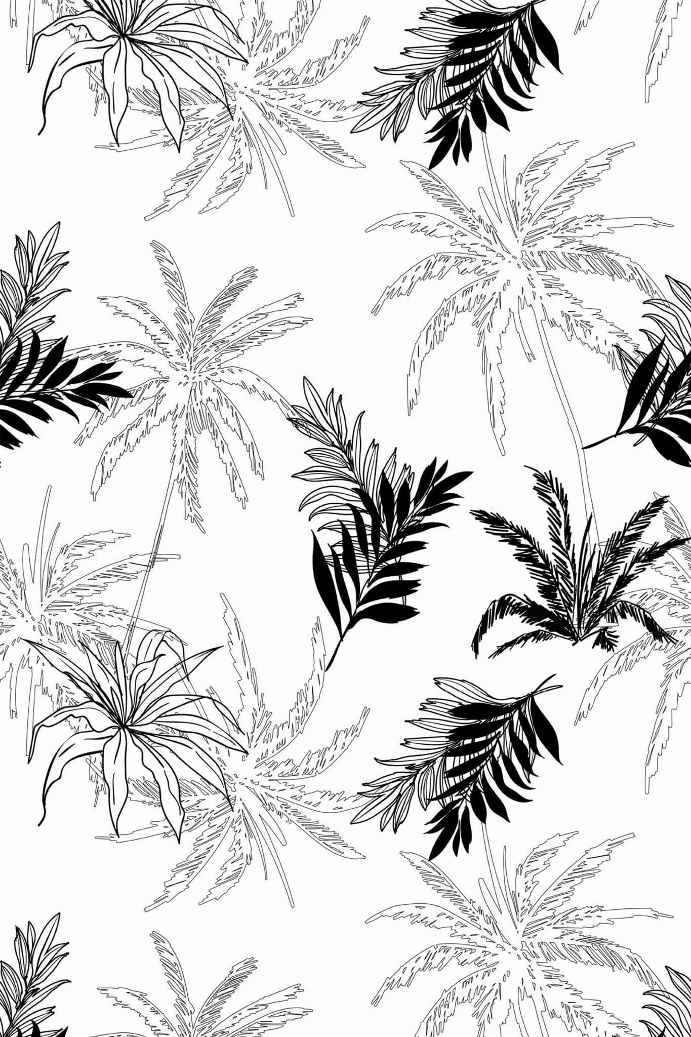 Palm Wallpaper Peel and Stick or NonPasted