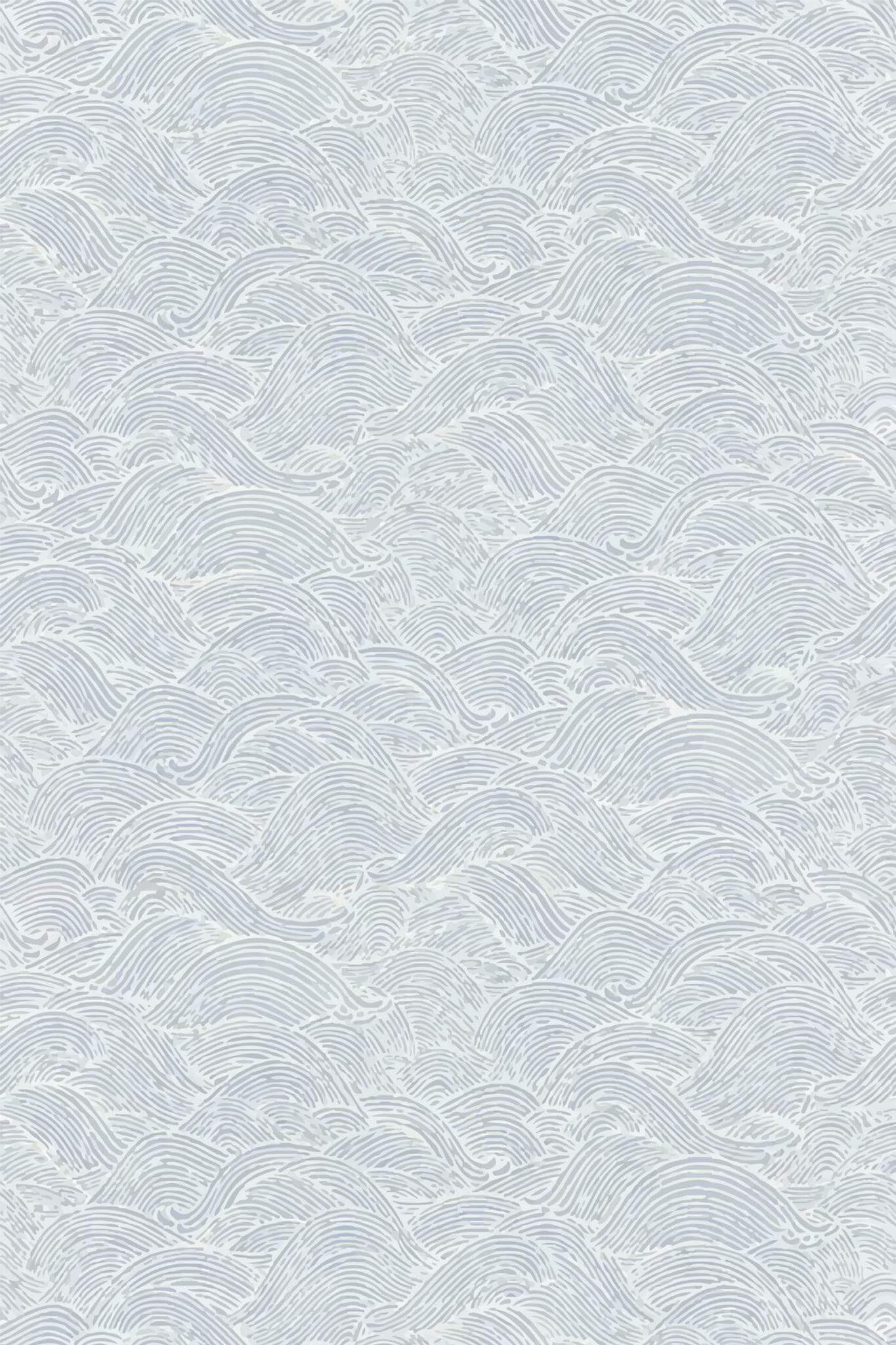 Seamless waves Wallpaper Peel and Stick or NonPasted