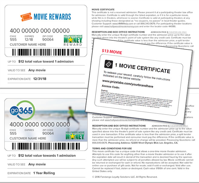 Movie Tickets as Loyalty Rewards Fandango Rewards and Incentives