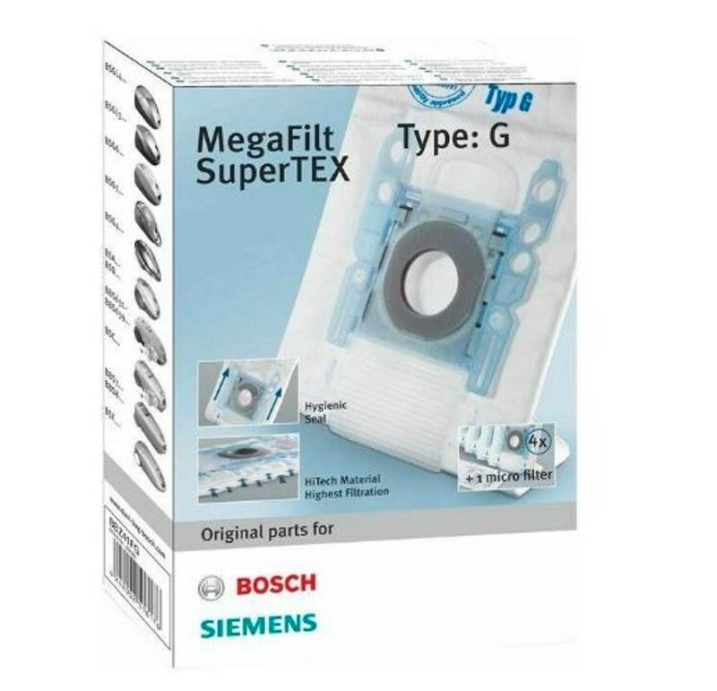 Bosch Megafilt Vacuum Cleaner Bags Pack of 4 Friedman & Cohen
